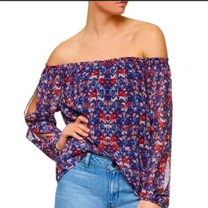 Sanctuary off the shoulder Chantel boho peasant top